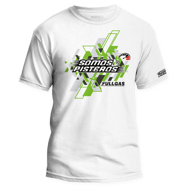Playera Somos Pisteros FULLGAS V1 VERDE ZX6R ZX10R NINJA 400