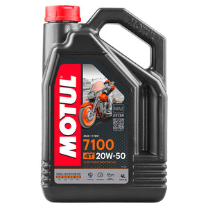 Aceite Motul 7100 Sintetico 4l 20w50 R6r R1 Gsxr Pulsar CBR