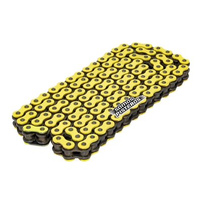 Cadena 520 Rk O Ring Amarillo Fluo Zx6r Duke RC R3 Pulsar