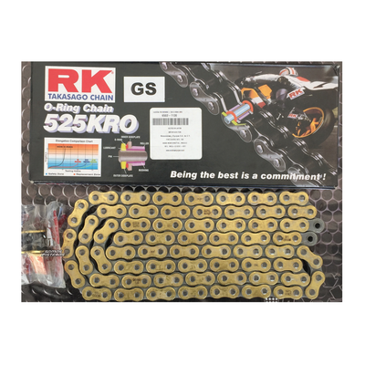 Cadena 525 Rk Oro O Ring Japon R6r 600rr Gsxr Zx10r S1000rr