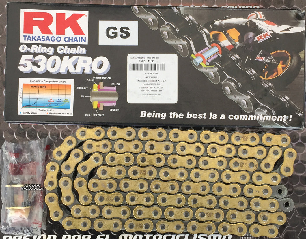 Cadena Rk 530 Oro 120 L Japon O-ring 1000rr Gsxr 1000 R6s
