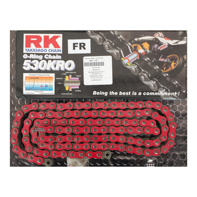Cadena Rk 530 Roja Oring Japonsesa R1 1000rr Gsxr 1000 R6s