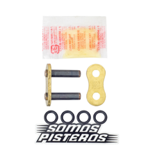 Cargar imagen en el visor de la galería, CANDADO CADENA 530 O RING REMACHADO ORO RK R1 GSXR 1000RR