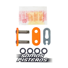 Cargar imagen en el visor de la galería, CANDADO CADENA 520 O RING CLIP NARANJA RK KTM 200 250 390 R3