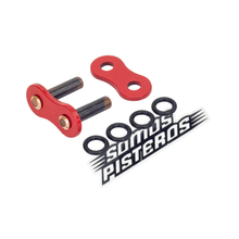 Cargar imagen en el visor de la galería, CANDADO CADENA 525 O RING REMACHADO ROJO RK R6R GSXR 600RR