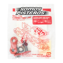 Cargar imagen en el visor de la galería, CANDADO CADENA 525 O RING REMACHADO ROJO RK R6R GSXR 600RR