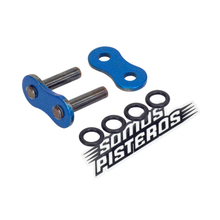 Cargar imagen en el visor de la galería, CANDADO CADENA 530 O RING REMACHADO AZUL RK R1 GSXR 1000RR