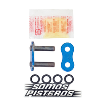 Cargar imagen en el visor de la galería, CANDADO CADENA 530 O RING REMACHADO AZUL RK R1 GSXR 1000RR