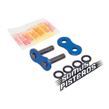 Cargar imagen en el visor de la galería, CANDADO CADENA 530 O RING REMACHADO AZUL RK R1 GSXR 1000RR