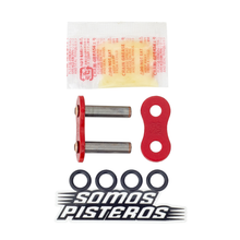 Cargar imagen en el visor de la galería, CANDADO CADENA 530 O RING REMACHADO ROJO RK R1 GSXR 1000RR
