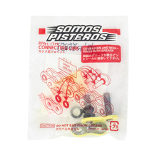 Cargar imagen en el visor de la galería, CANDADO CADENA 525 O RING REMACHADO AMARILLO FLUO RK R6 GSXR