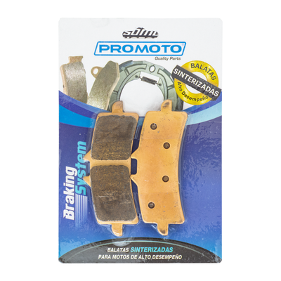 BALATAS PASTILLAS FRENO MOTO FA447 SINTERIZADA PROMOTO DEL