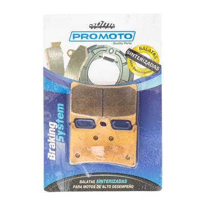 BALATAS PASTILLAS FRENO MOTO FA252 SINTERIZADA PROMOTO DEL