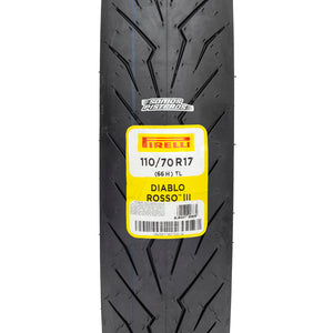 Llanta Diablo Rosso III 110/70 R17 R3 Ninja 400 Dominar Ktm