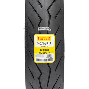 Llanta Diablo Rosso III 140/70 R17 R3 Ninja 400 Dominar Ktm
