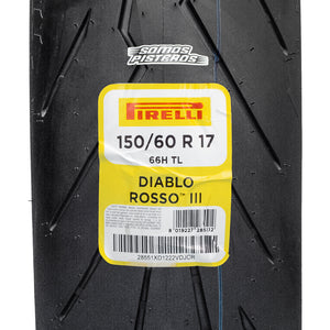 Llanta Diablo Rosso III 150/60 R17 R3 Ninja 400 Dominar Ktm