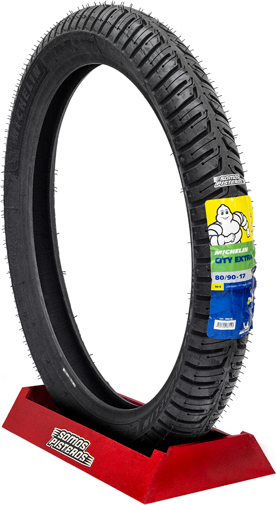 LLANTA MICHELIN 80/90 17 CITY EXTRA 50S Sin Camara 150z 200z