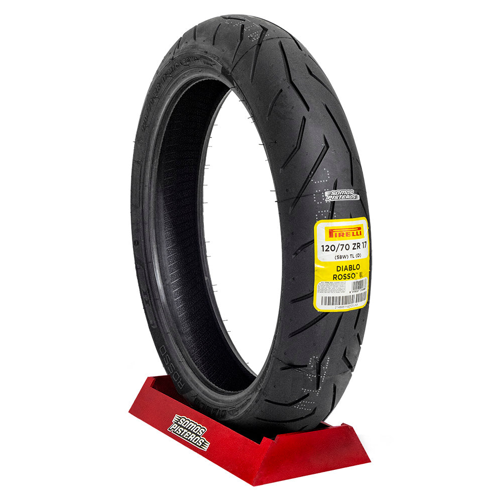 Llanta 120/70 ZR 17 58w Diablo Rosso II Pirelli R6R GSXR ZX6