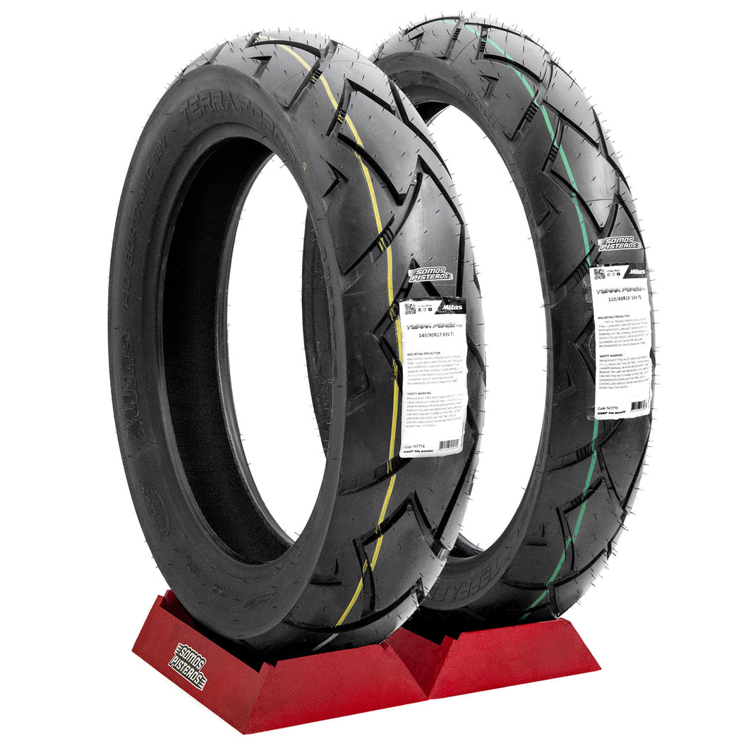 LLANTAS MITAS TERRA FORCE-R 110/80 R19 Y 140/80 R17 F700GS