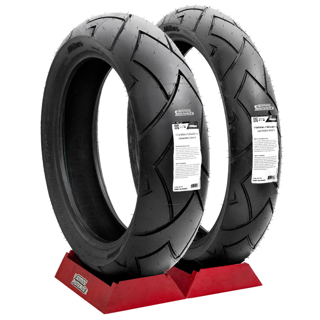 LLANTAS MITAS TERRA FORCE-R 120/70 ZR19 Y 170/60 ZR17 R1250