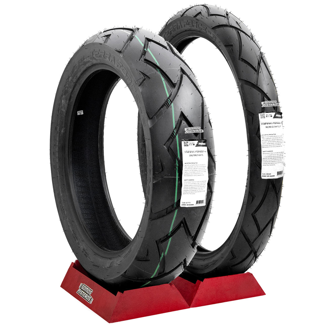 LLANTAS MITAS TERRA FORCE-R 90/90 21 Y 150/70 R17 F850 F900