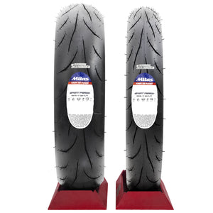 Kit Llantas Mitas Sport Force+ 100/80 17 52S y 140/70 17 66H