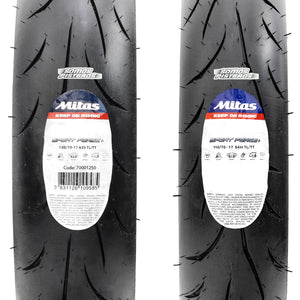 Llantas Mitas Sport Force+ 110/70 17 54H y 130/70 17 62S FZ