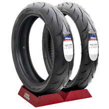 Cargar imagen en el visor de la galería, Llantas Mitas Sport Force+ 110/70 17 54H y 140/70 17 66H R3