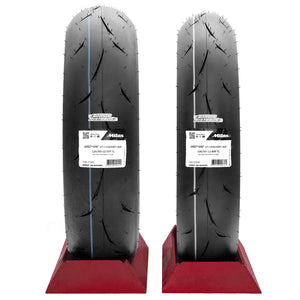 KIT LLANTAS MITAS MC35 S-RACER SOF 100/90 12 Y 120/80 12 YCF