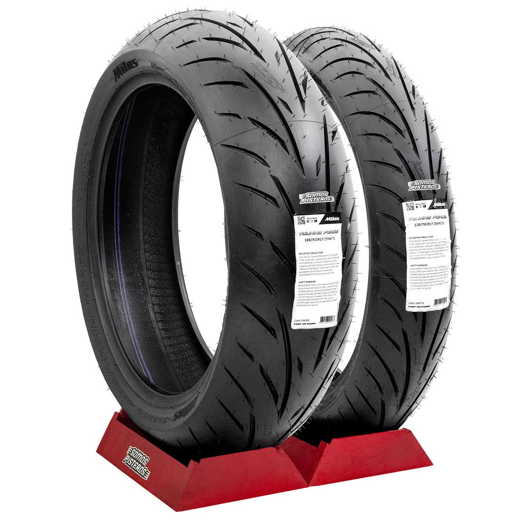 Llantas Mitas Touring Force 120/70 17 y 180/55 17 F900 Nine