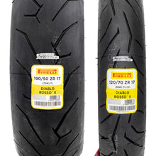 Cargar imagen en el visor de la galería, llantas Pirelli Diablo Rosso II 120/70 17 Y 190/50 17 GSXR