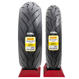 llantas Pirelli Diablo Rosso III 120/70 17 y 180/55 17 R6R