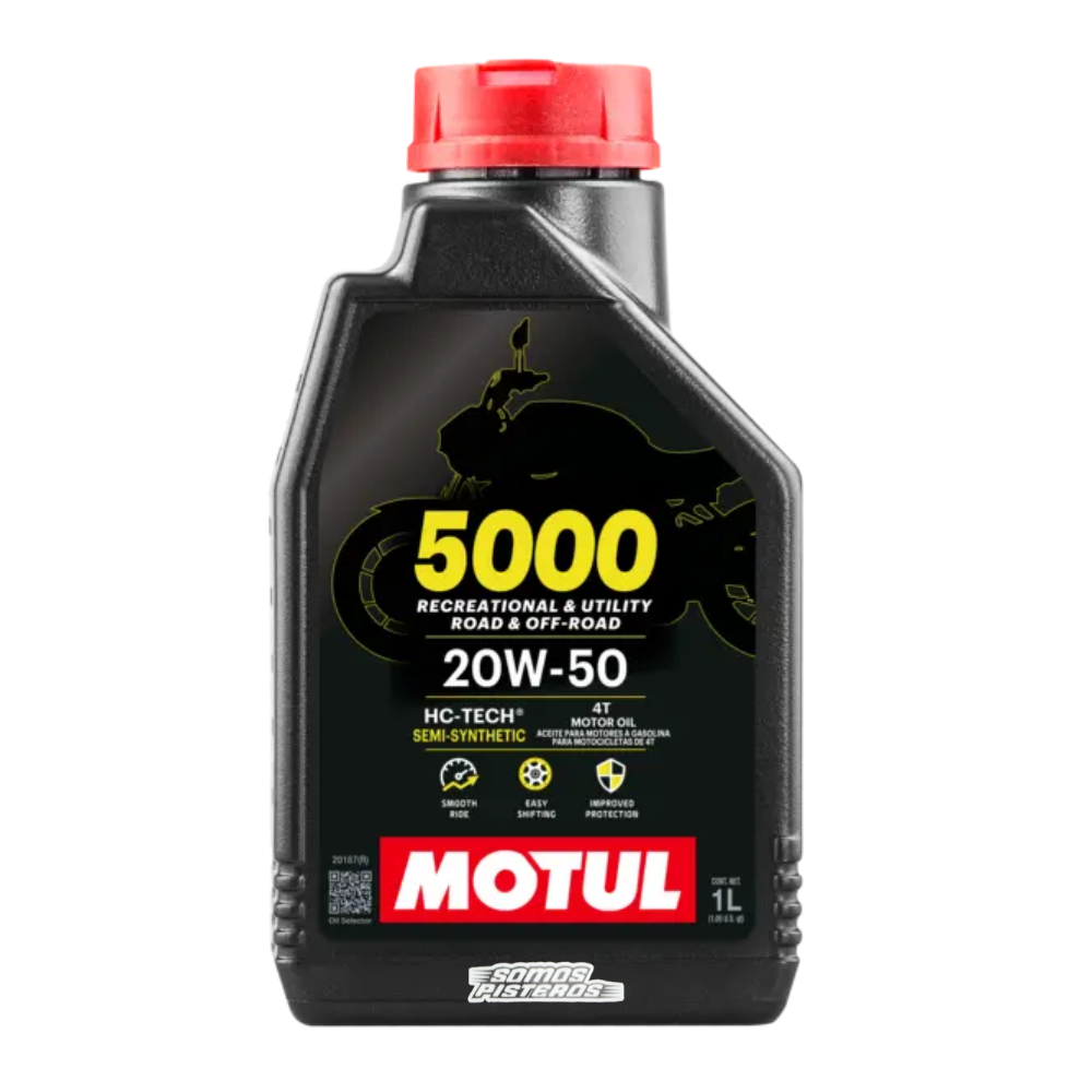 Aceite Motul 5000 Semisintetico 20w50 Pulsar R6R Fz R3 R1