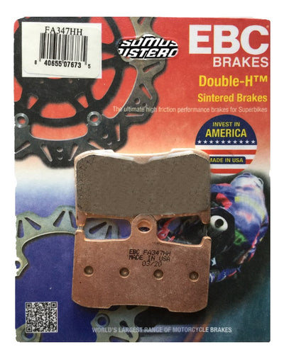 Balatas Moto Sinterizadas Fa347hh Ebc Delanteras
