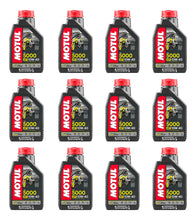 Cargar imagen en el visor de la galería, Caja 12 Pz Aceite Motul 5000 10w40 Pulsar Fz R6r R1 Gsxr Zx6