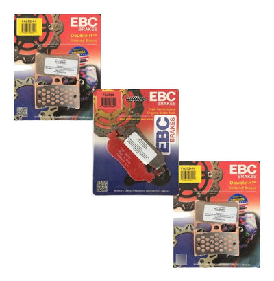 Kit Balatas Ebc Hh Del Tras Yzf R6 99 02 Yzf R1 02 03