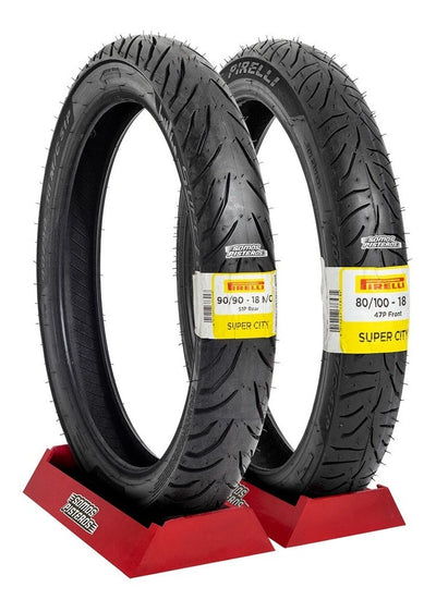 Llantas 80/100 18 Y 90/90 18 Super City Pirelli Gl150 Cargo