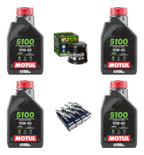 Cargar imagen en el visor de la galería, Kit Afinacion Motul 5100 Hf Ngk R6r R1 Gsxr Zx6r Zx10 1000rr