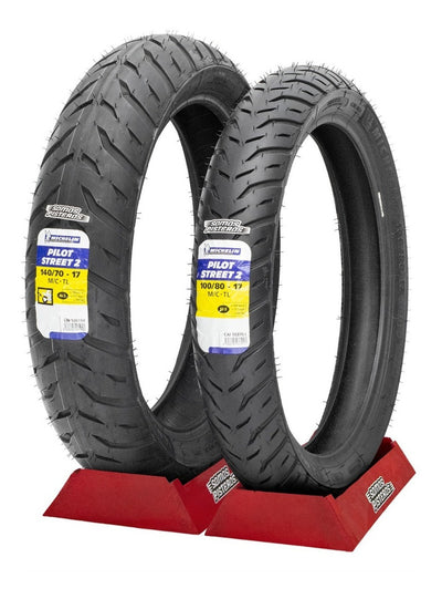 Llantas Michelin 140/70 Y 100/80 Pilot Street 2 Gixxer Fz
