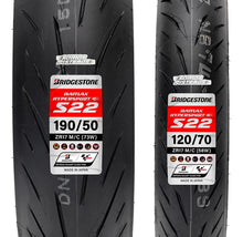 Cargar imagen en el visor de la galería, Llantas 120/70 Y 190/55 Bridgestone S22 V4 Zx10r R1 Gsxr