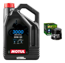 Cargar imagen en el visor de la galería, Kit Filtro Hiflo 4l Aceite Motul 3000 R1 Gsxr 1000 1000rr Zx
