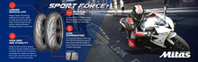 Cargar imagen en el visor de la galería, Llantas Mitas Set 180/55 120/70 Juego Sportforce Plus R6r