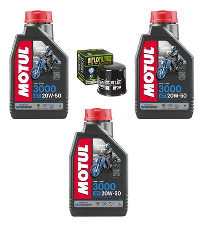 Aceite Motul 3000 Filtro Hf R6r 600rr Gsxr Ninja 400 R6s Fz