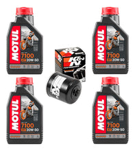 Cargar imagen en el visor de la galería, Aceite Motul 7100 Filtro K&amp;n S1000r R1 1000rr Zx6r Zx10 Gsxr