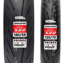 Cargar imagen en el visor de la galería, Llantas 120/70 Y 180/55 Bridgestone S22 R6r Zx6r Gsxr 600rr