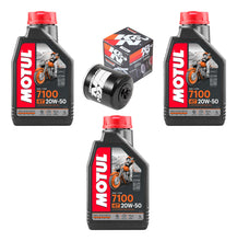 Cargar imagen en el visor de la galería, Aceite Motul 7100 Filtro K&amp;n R6r 600rr Gsxr Ninja 400 R6s Fz