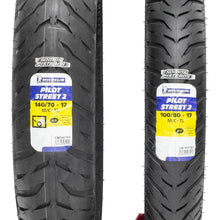 Cargar imagen en el visor de la galería, Llantas Michelin 140/70 Y 100/80 Pilot Street 2 Gixxer Fz