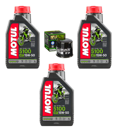 Aceite Motul 5100 Filtro Hf R6r 600rr Gsxr Ninja 400 R6s Fz
