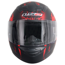 Cargar imagen en el visor de la galería, CASCO LS2 ROOKIE SKULL ROJO MATE FF352 PULSAR R6R FZ R1 R15