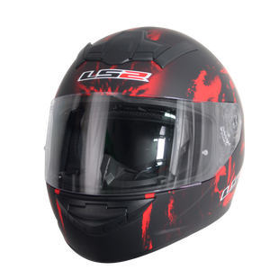 CASCO LS2 ROOKIE SKULL ROJO MATE FF352 PULSAR R6R FZ R1 R15